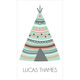 Desert Teepee Luggage Tags Image 3 of 3